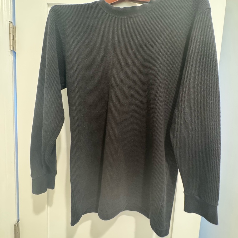 Classic Black Crewneck Sweater for Men